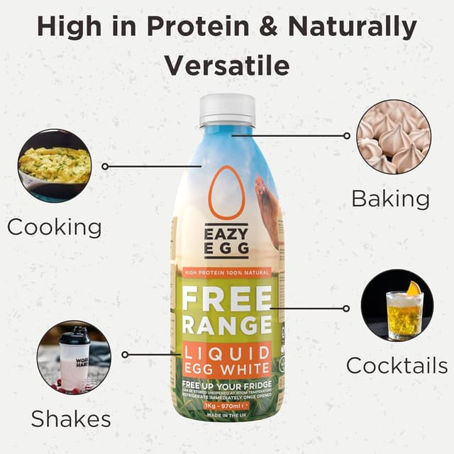 Thumbnail 2 de Eazy Egg Free Range Egg Whites Liquid 12 x 1L