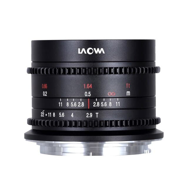 Detalle 2 de Laowa 9mm T2.9 Zero-D Cine Canon RF 247 g