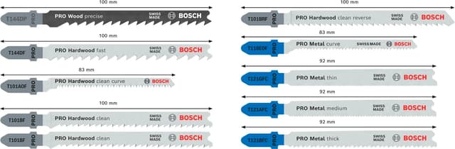 Thumbnail 2 de Bosch PRO Kit 10 lames de scie sauteuse 100 mm đź›