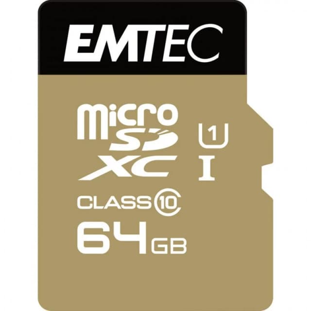 Detalle de Emtec Elite Gold MicroSDXC 64 GB Clase 10