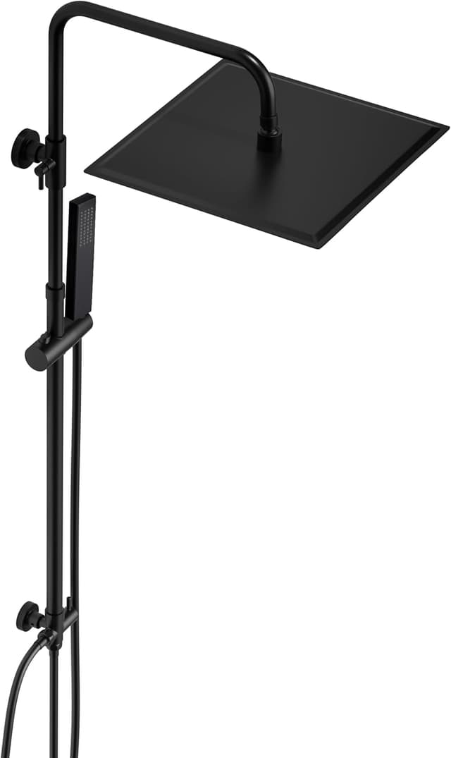 Detalle de JOHO 304 Colonna Doccia Nero Opaco