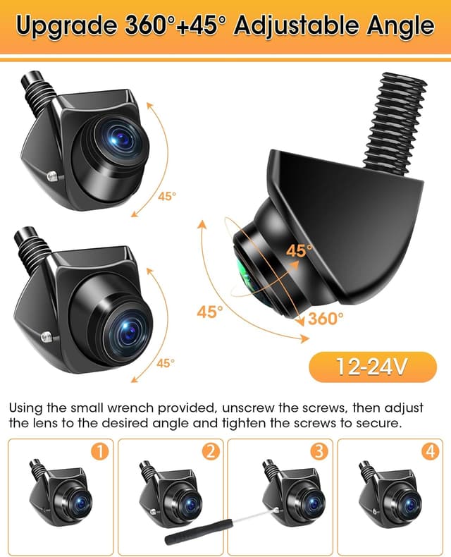 Thumbnail 2 de Cámara marcha atrás 170° 4 modos AHD/NTSC/PAL