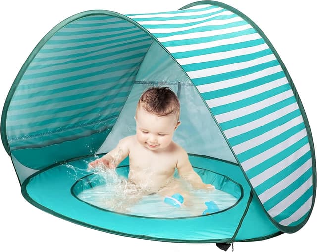 Imagen de Pop Up Baby Beach Tent UPF 50+ 41x53in en OfertitasTOP