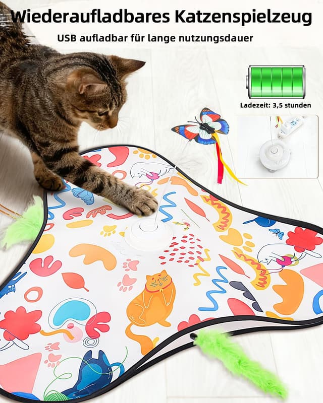 Thumbnail 5 de Wagxoey Interaktives Katzenspielzeug Wiederaufladbar