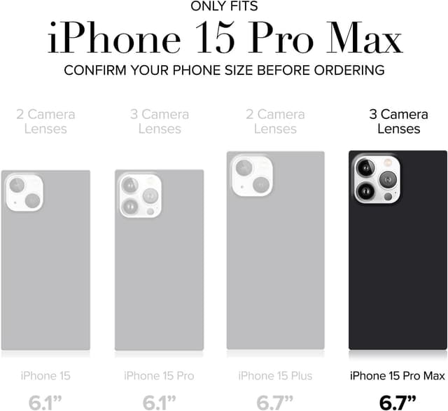 Detalle 1 de Flaunt Square Protective Case for iPhone 15 Pro Max