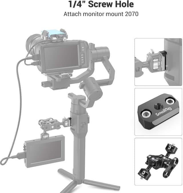 Detalle 2 de SMALLRIG 3032 NATO‑Schiene für Ronin S/SC