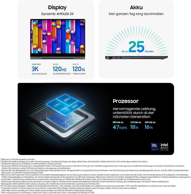 Thumbnail 5 de Samsung Galaxy Book5 Pro 360 16 Zoll 2-in-1-Laptop