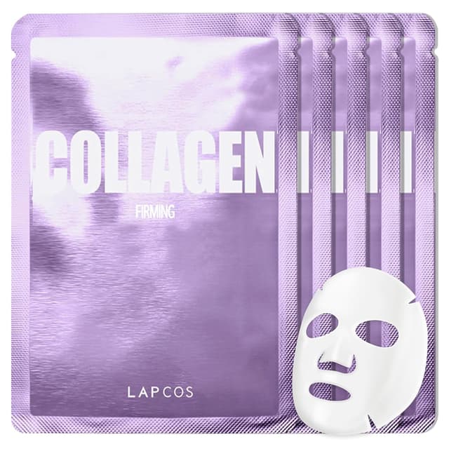 Detalle de LAPCOS Collagen Sheet Mask, 5-Pack