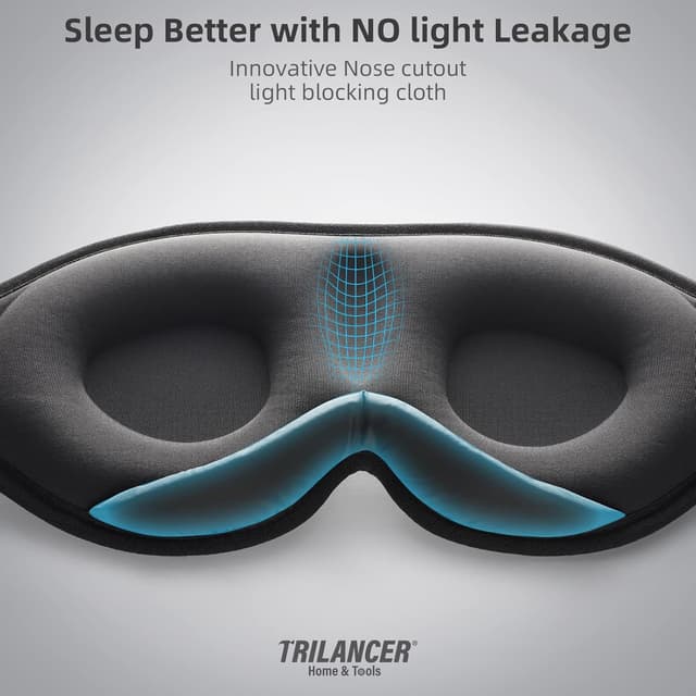 Detalle de Sleep mask 99.99% light blocking