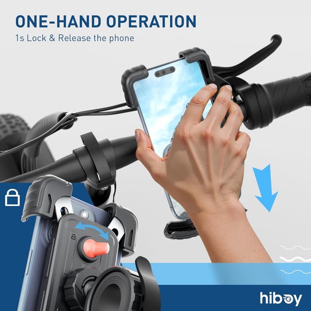 Detalle de Hiboy Bike Phone Holder 360° Rotatable Mount