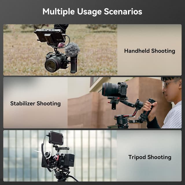 Thumbnail 6 de SMALLRIG Cage für Canon R8 – Kamerakäfig 1/4“-20 & 3/8“-16 mit Quick-Release, Kaltschuh und NATO-Schiene (4212)