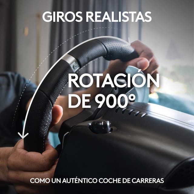 Detalle de Logitech G920 Driving Force volante y pedales para Xbox Series/Xbox One/PC/Mac