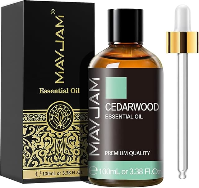 Detalle de MAYJAM Aceite Esencial de Madera de Cedro 🌿 100ML
