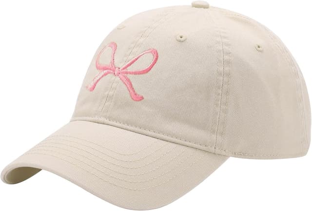 Detalle de ANYZSCO Adjustable Y2K Trucker Baseball Cap with Wide Brim Bow (Unisex)