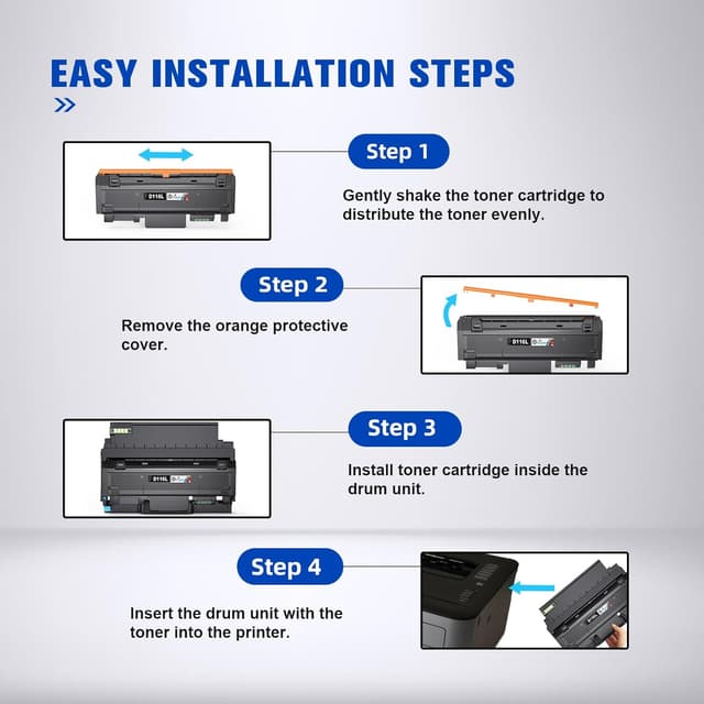 Detalle 2 de Q-image MLT-D116L toner compatibili per Samsung (MLT D116L/D116S), 2-Pack nero
