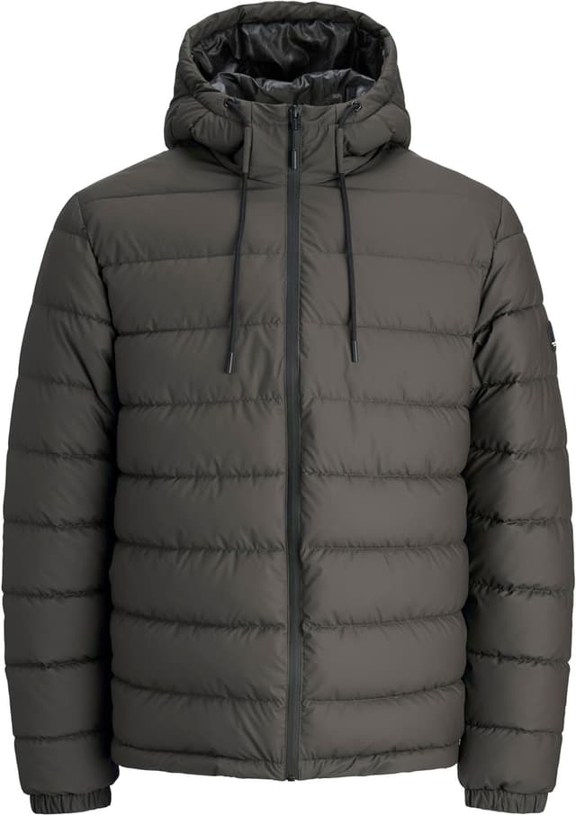 Detalle 2 de Jack & Jones Jcopoint Pu Puffer Jacket : la doudoune homme avec capuche pour l’hiver