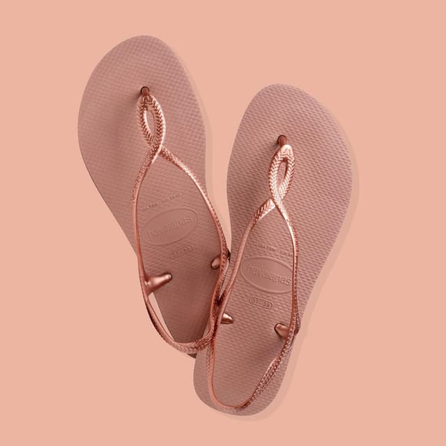Detalle de Havaianas Luna sandali da donna comodi con chiusura alla caviglia e suola antiscivolo
