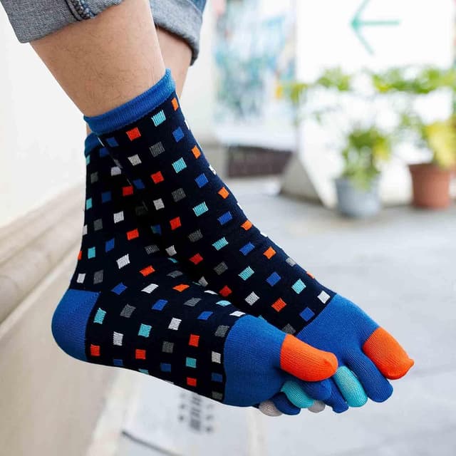 Detalle 2 de LOFIR Calcetines Dedos Separados 5 pares 38-44/44-47