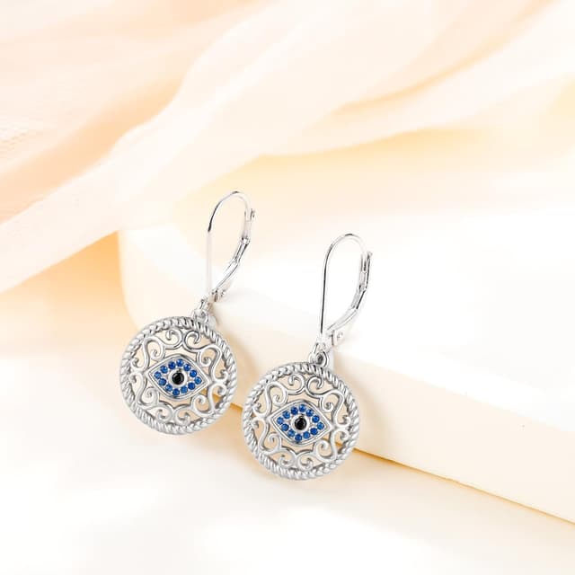 Detalle de J.WUEN boucles d’oreilles pendantes en argent sterling 925 (motif animaux) pour femme