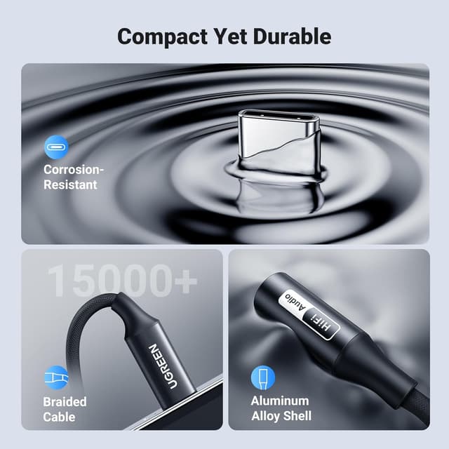 Thumbnail 5 de UGREEN USB C to 3.5mm Adapter 32bit/384kHz