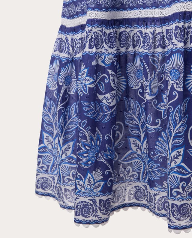 Thumbnail 3 de FARM Rio Vestido midi Garden de algodón