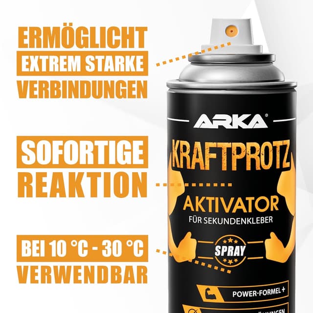 Detalle 1 de KRAFTPROTZ Aktivator Spray 200 ml für Sekundenkleber