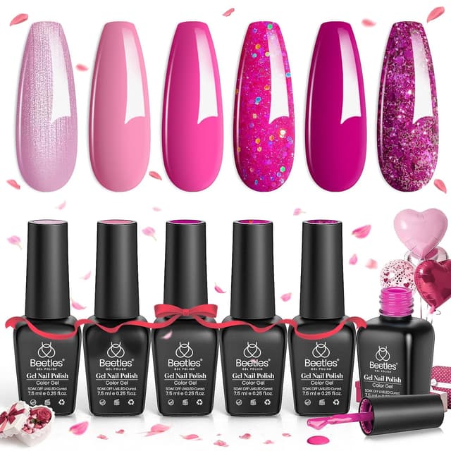 Thumbnail 6 de Beetles Pink Angel Gel Polish 6 Colors ๐