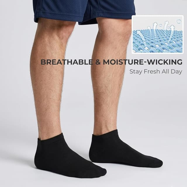 Detalle de Wamicu 10 paires de chaussettes basses en coton peigné (unisex)