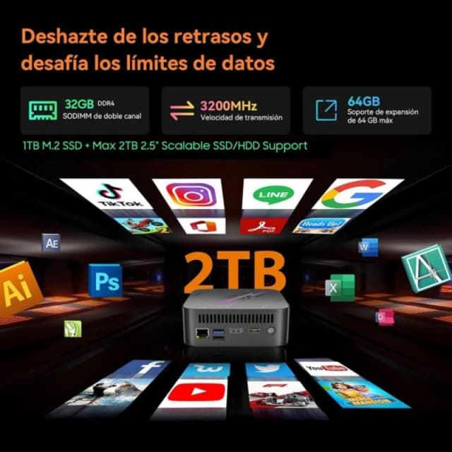 Detalle 2 de Blackview MP100 Ryzen 7 5825U 32GB
