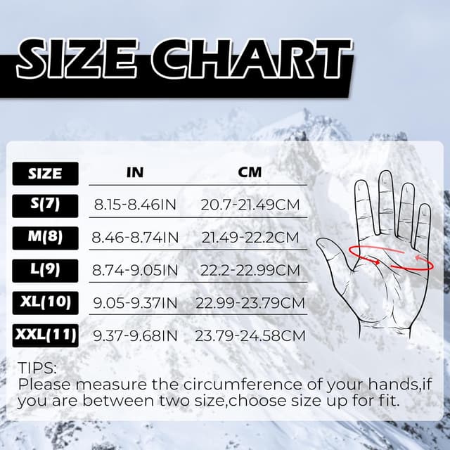 Thumbnail 6 de HLDD HANDLANDY Waterproof Winter Work Gloves