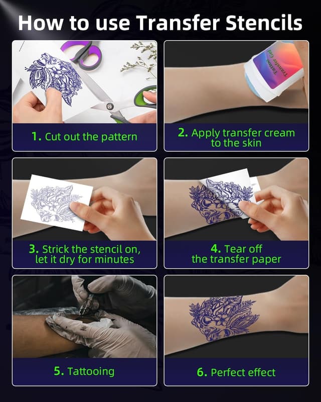 Thumbnail 6 de BORN4SHIP Tattoo Drucker Bluetooth P84 – Thermodrucker für Tattoo-Schablonen (A4/Letter, Schwarz)