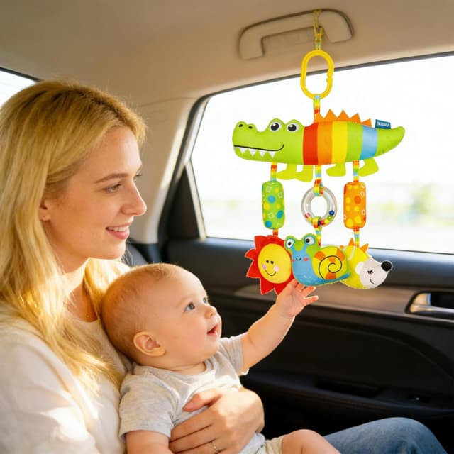 Thumbnail 2 de DXIA Babymobile Krokodil Wagenkette für Kinderwagen