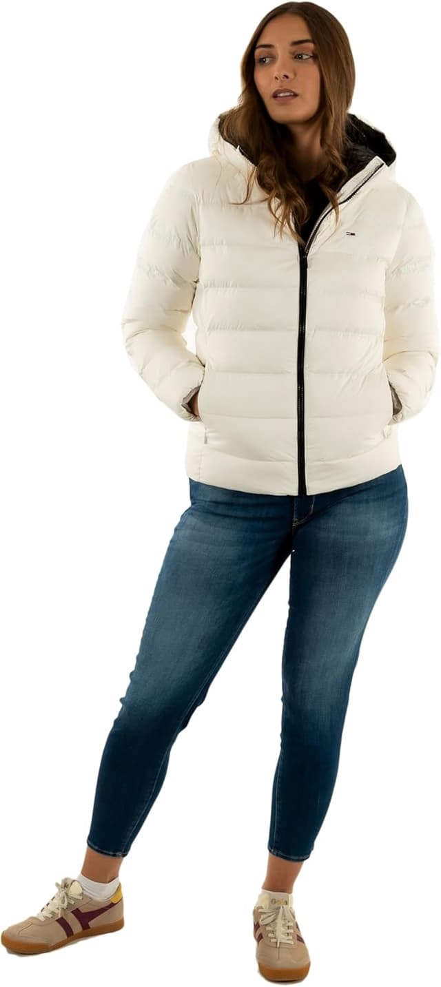 Detalle 2 de Tommy Jeans Veste matelassée femme slim avec capuche – entre-saison