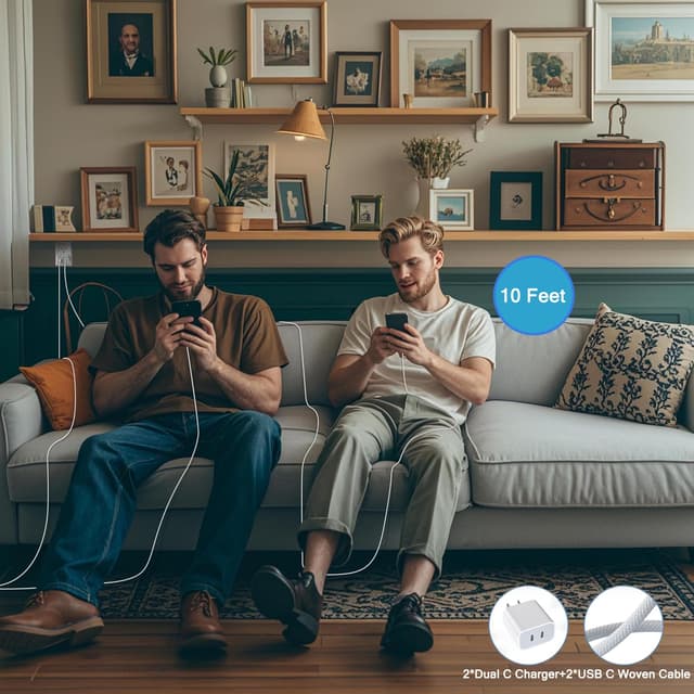 Thumbnail 6 de iPhone charger 10FT 2Pack