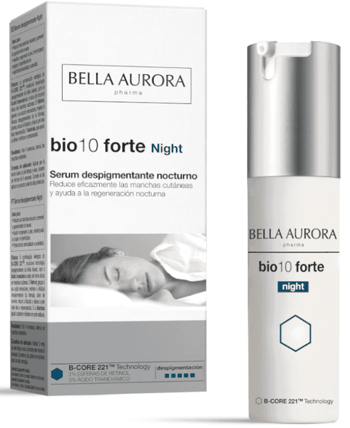 Detalle de Bella Aurora Bio10 Forte Night (Noche) 30 ml para manchas oscuras
