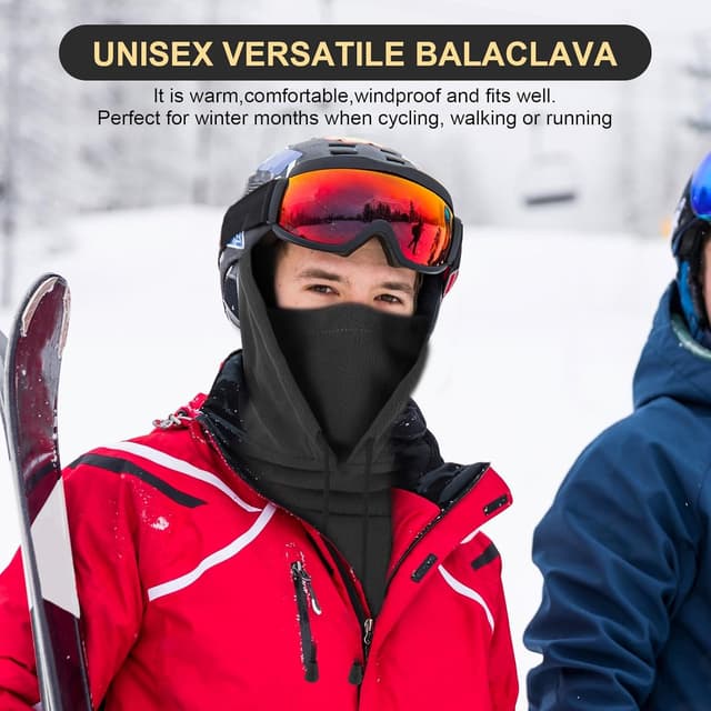 Detalle 2 de FEIKELUN balaclava snood mask, 5-in-1