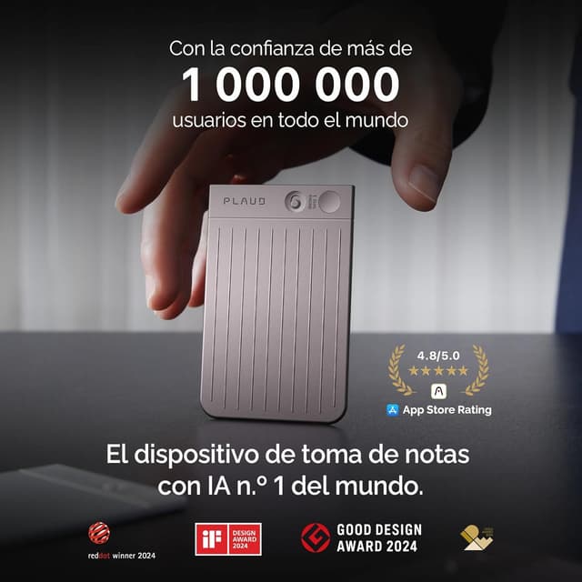 Thumbnail 7 de PLAUD Note IA Grabadora de Voz 🎙️ con Transcripción Multilenguaje