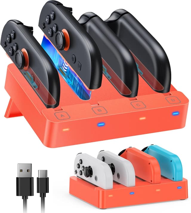 Detalle de FYOUNG JoyCon chargeur Switch 8 ports