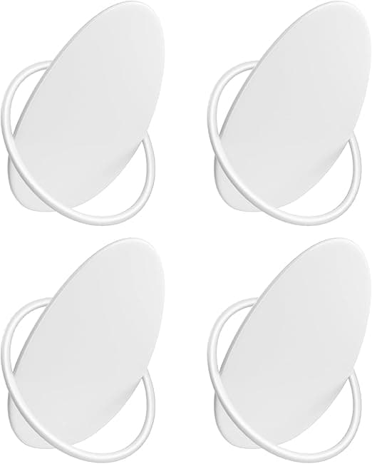 Imagen de SONGMICS HOME Juego de 4 Ganchos de Pared 🧥 Blanco Perla en OfertitasTOP