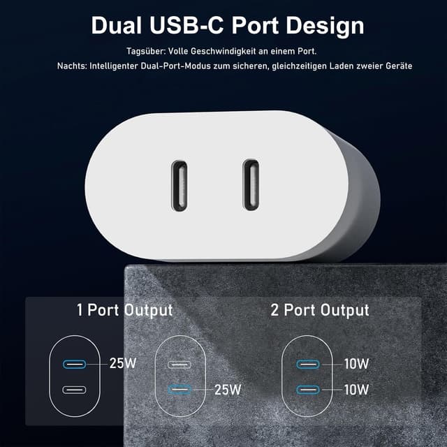 Thumbnail 5 de USB C Schnellladegerät 25W Kabel-Set