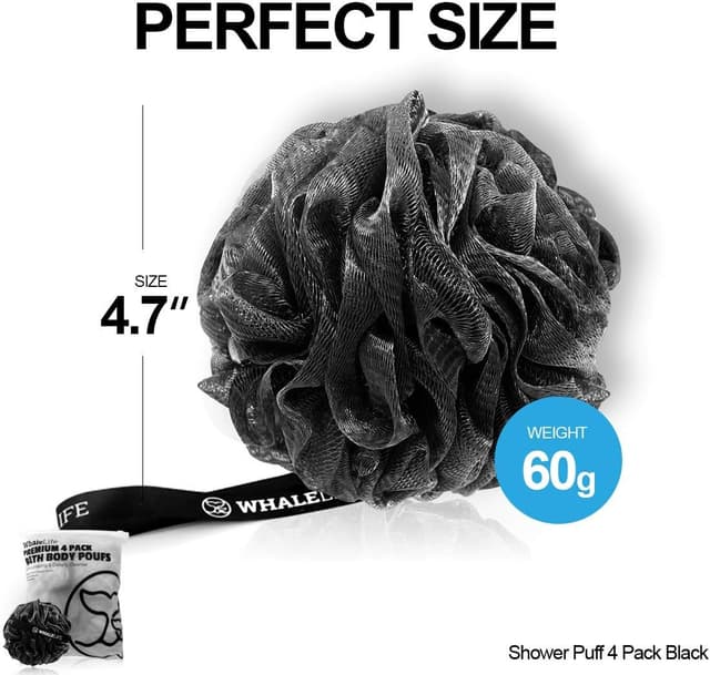 Thumbnail 6 de WhaleLife Loofah 4-Pack Shower Sponges