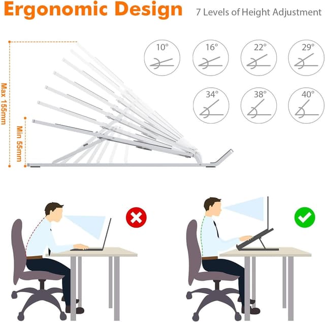 Thumbnail 1 de GRIFEMA GB1054 support ordinateur 10–17,3