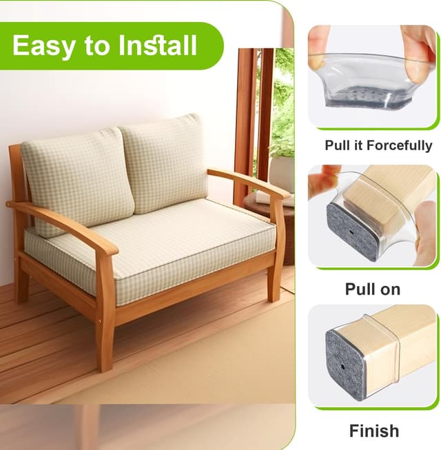 Thumbnail 3 de GICUNK Chair Leg Protectors 32Pcs