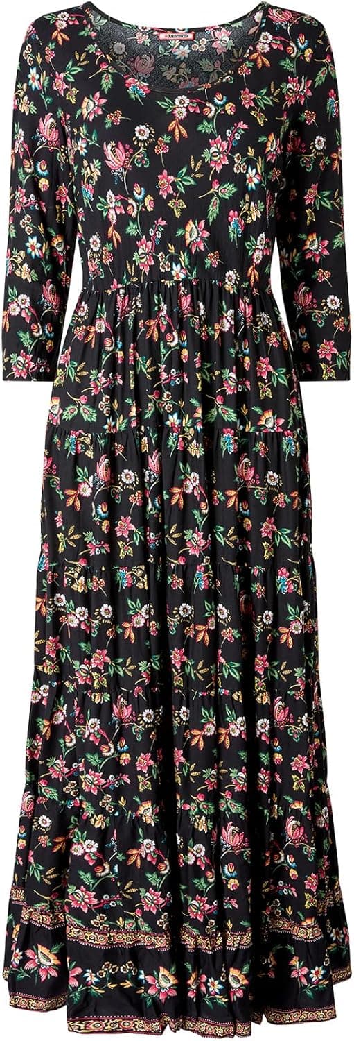 Detalle 2 de Joe Browns Boho Bird Print Maxi Dress