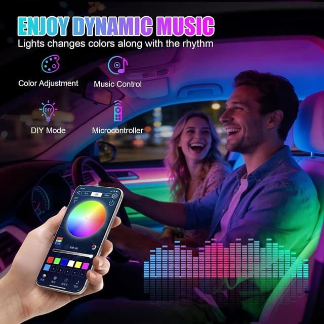 Thumbnail 4 de Suevut Tira LED 110 cm para coche