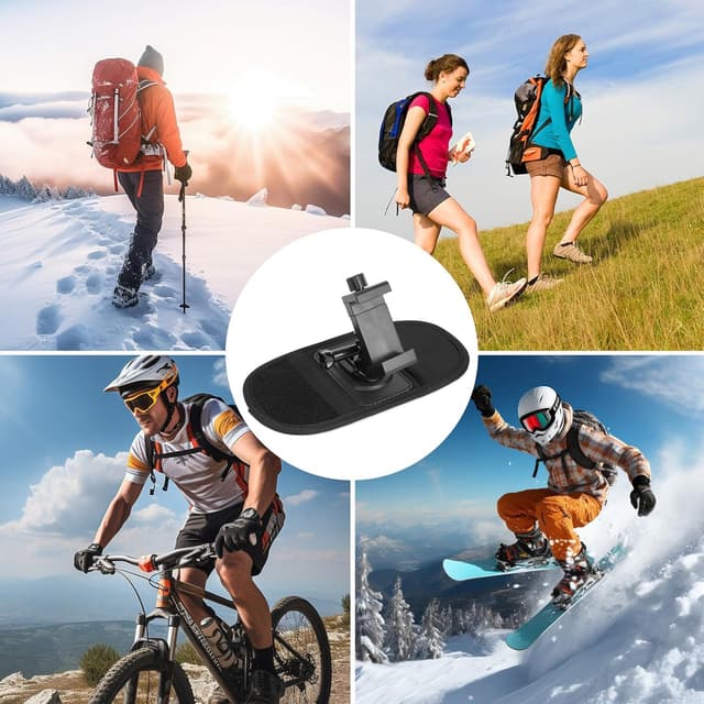 Thumbnail 6 de Rucksack Schultergurt Halterung für GoPro & Action-Cams (Hero 12/11/10/9/8/7/6) sowie Smartphone