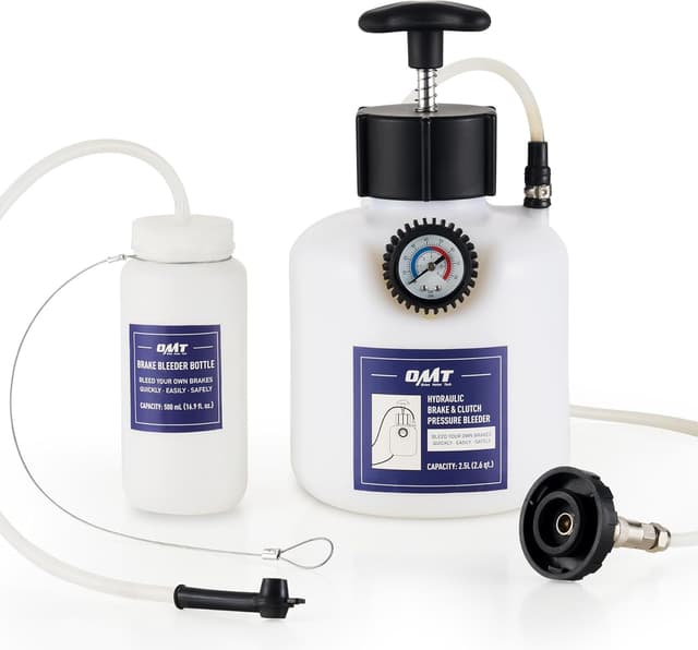 Detalle de Orion Motor Tech Pressure Bleeder (2.5L) with 50.7mm Adapter for 1-Person Brake Fluid Bleeding