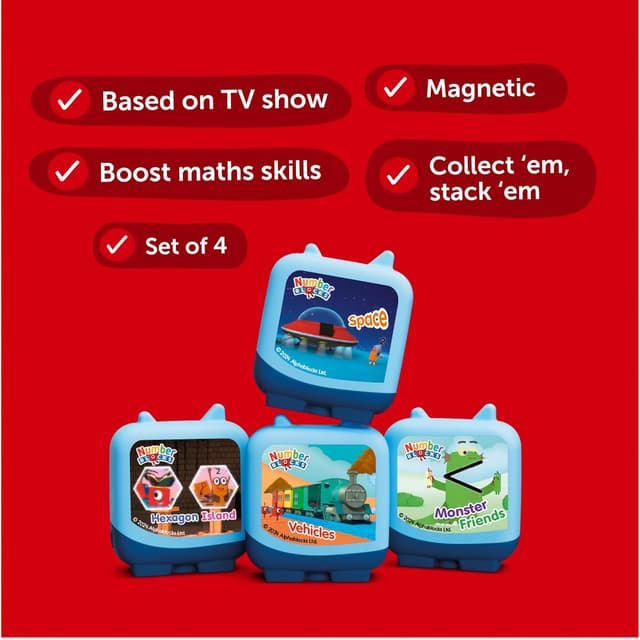 Detalle 2 de Toniebox Numberblocks Tonies set with 4