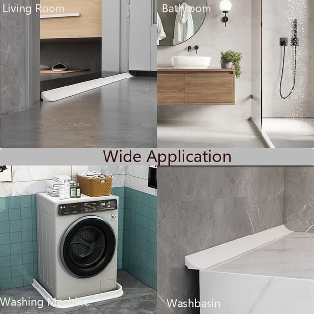 Thumbnail 6 de Zayejod 3m Silicone Shower Threshold Water Barrier