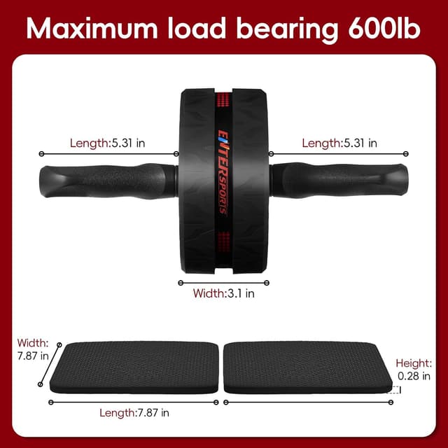 Detalle 1 de EnterSports Ab Rollers Ab Trainer 272kg